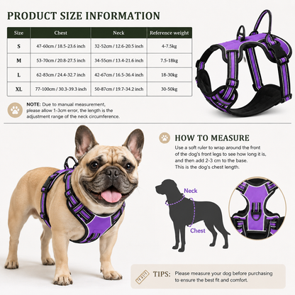 Reflective Adjustable Dog Harness