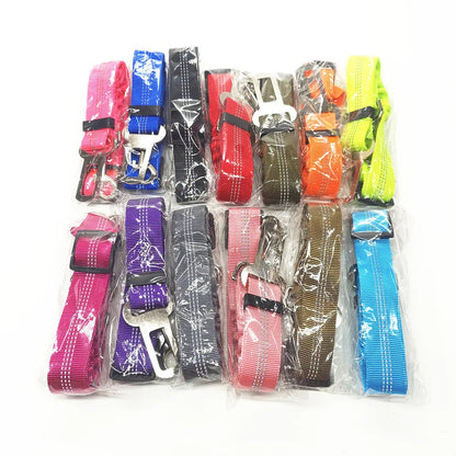 Adjustable Dog Car Seat Belt Tether