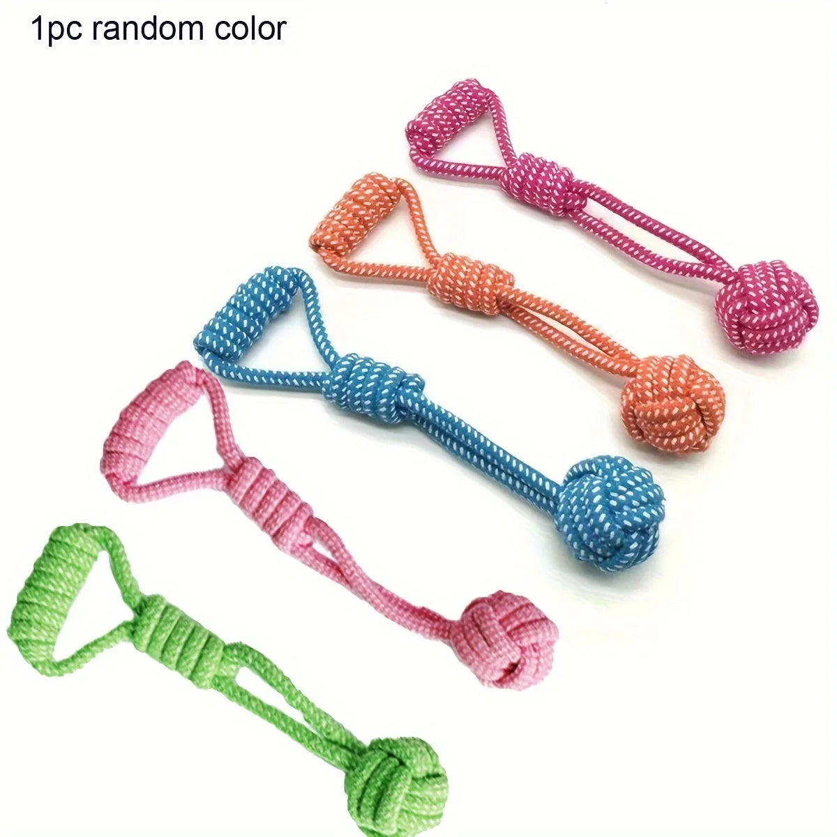 Dog Rope Tug Toy with Ball