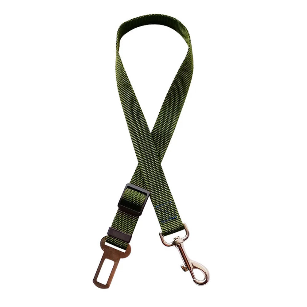 Adjustable Dog Car Seat Belt Tether