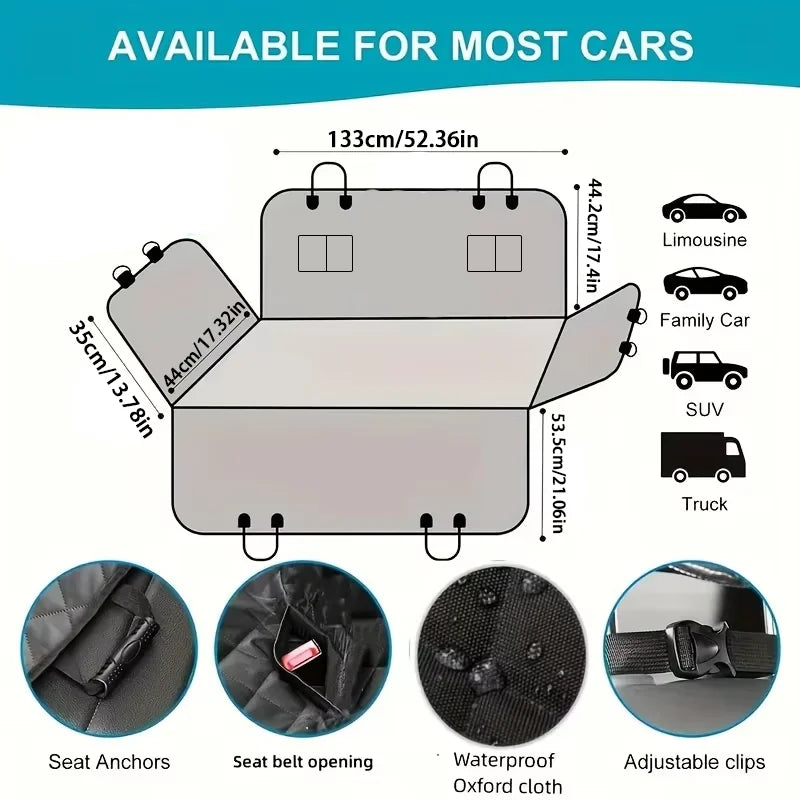Waterproof Dog Car Seat Hammock