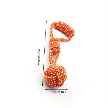 Dog Rope Tug Toy with Ball