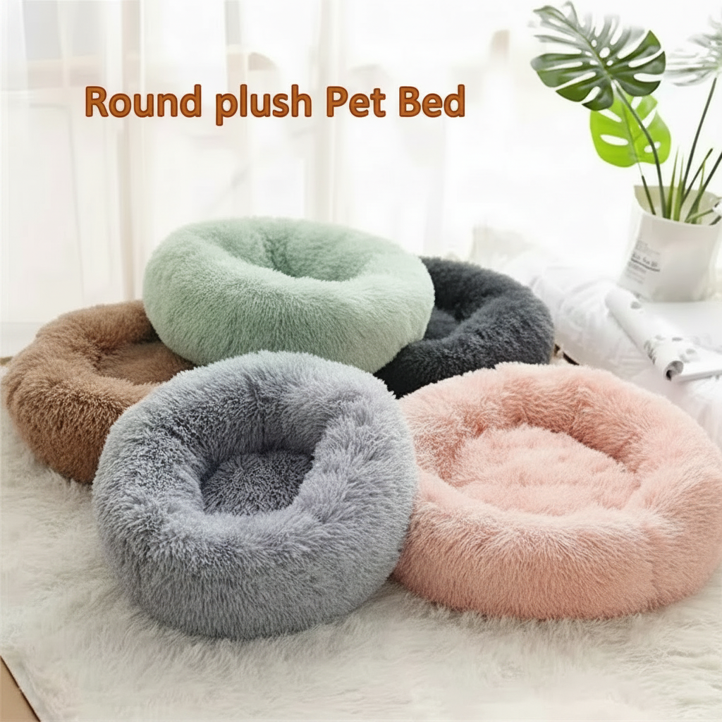 Calming Donut Dog Bed available colours