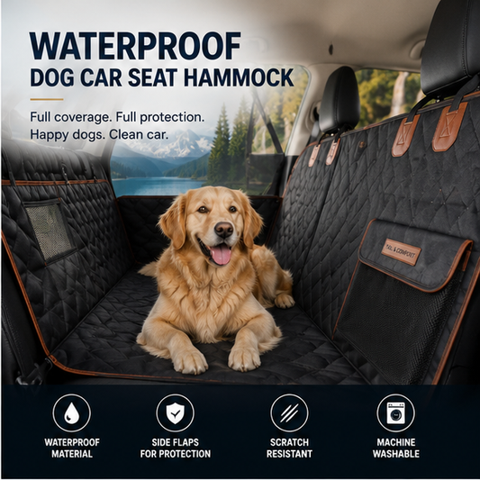Waterproof Dog Car Seat Hammock premium hero image